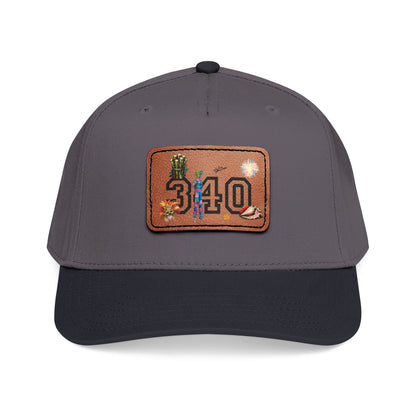 Hams Bluff 340 Leather Patch Baseball Cap