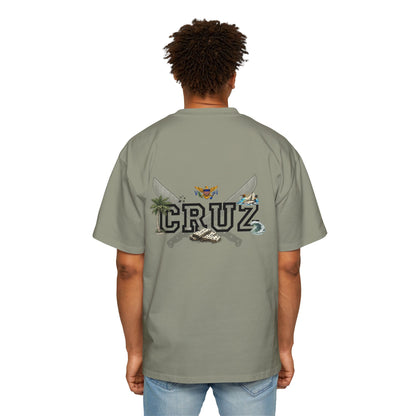 Cruz 340 Graphic Tee — Beach Vibes Men’s Oversized T-Shirt