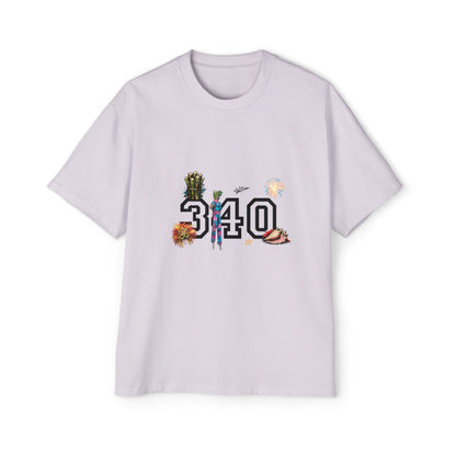 Cruz 340 Graphic Tee — Beach Vibes Men’s Oversized T-Shirt