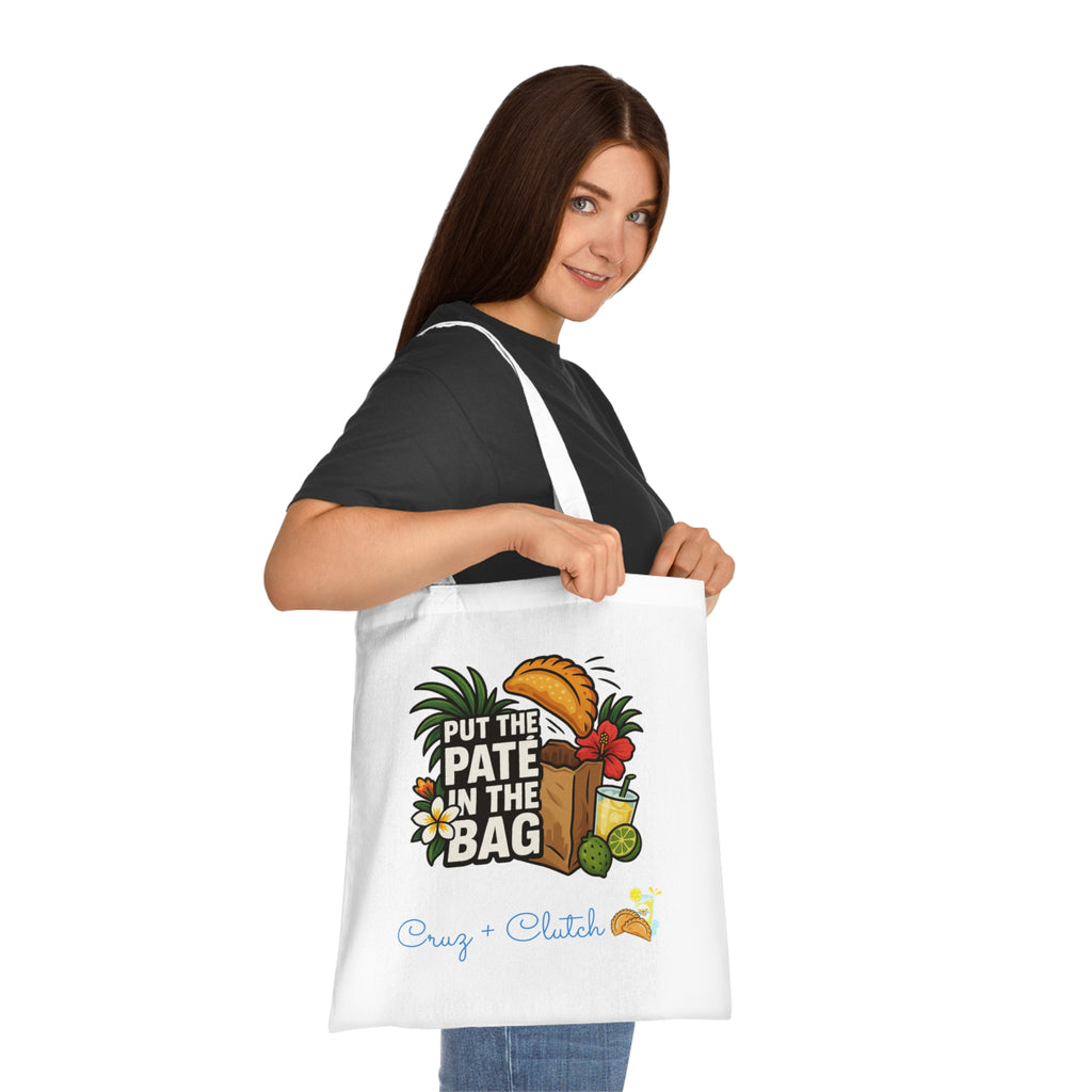 Cotton Tote Bag: Culturally Carryable 🌴 for Farmer's Market and Naomi's Runs