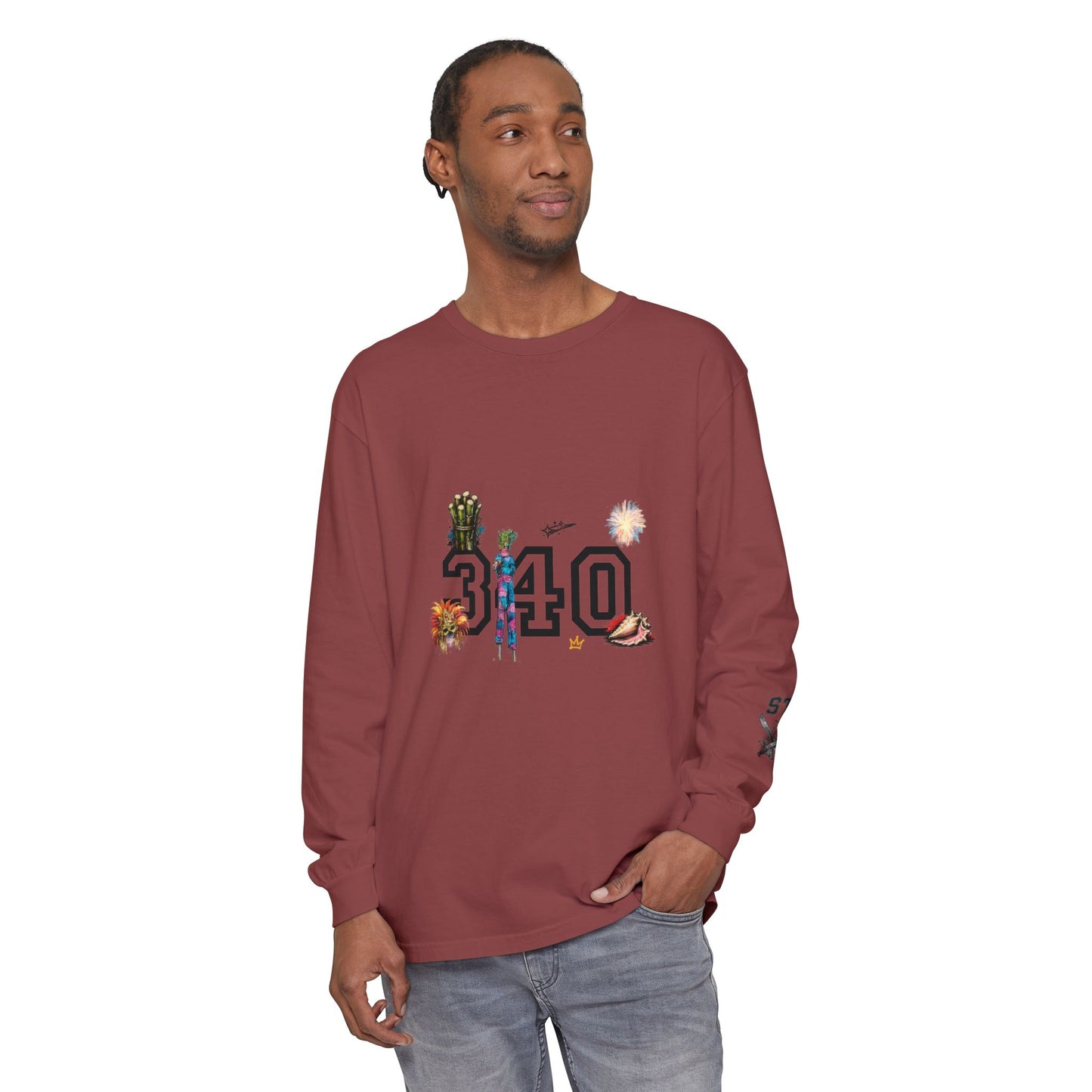 Cruz 340 Long Sleeve Tee — Island Vibes Graphic Shirt