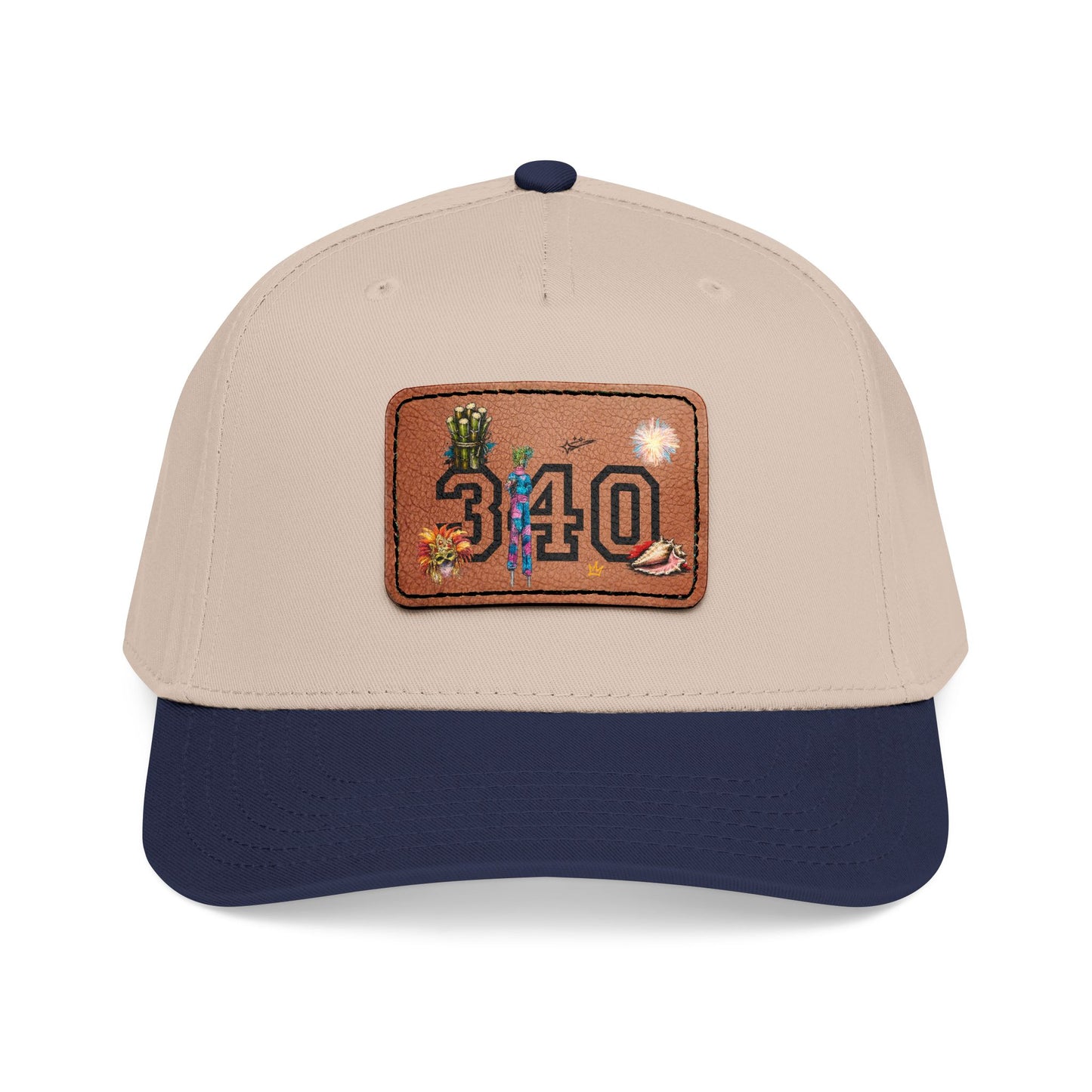 Hams Bluff 340 Leather Patch Baseball Cap