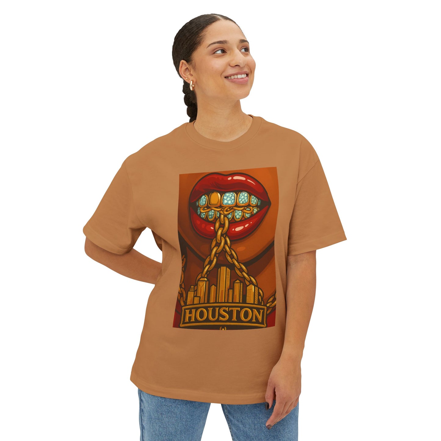 Oversized Boxy Tee - Pressure Applied Graphic