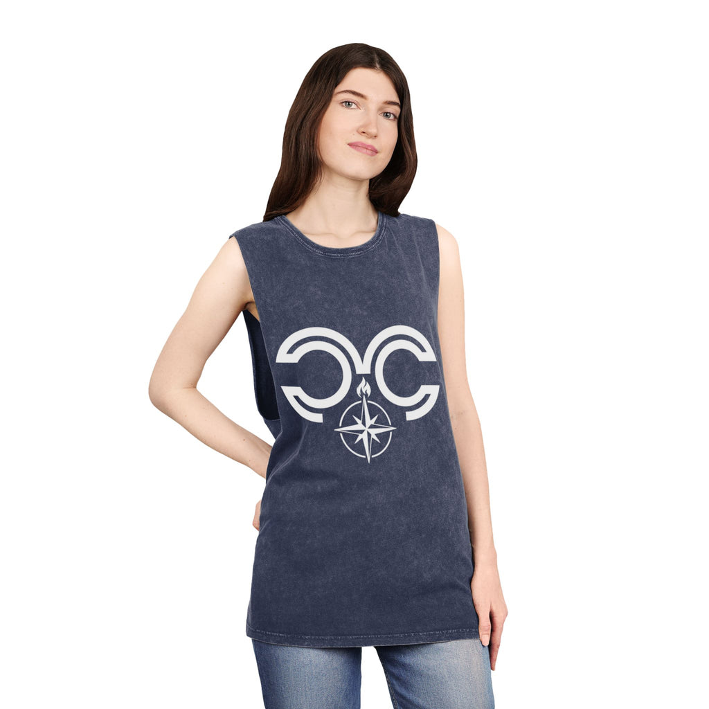 Stonewash Tank Top OG Monogram Hustle Heritage Tank