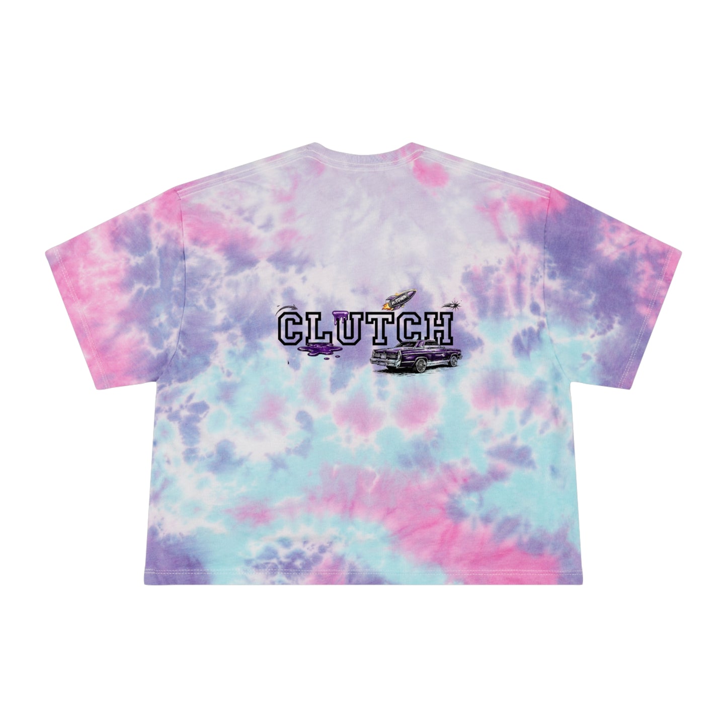 "713" Tie-Dye Crop Tee — 'Built for those who know exactly what 713 means'
