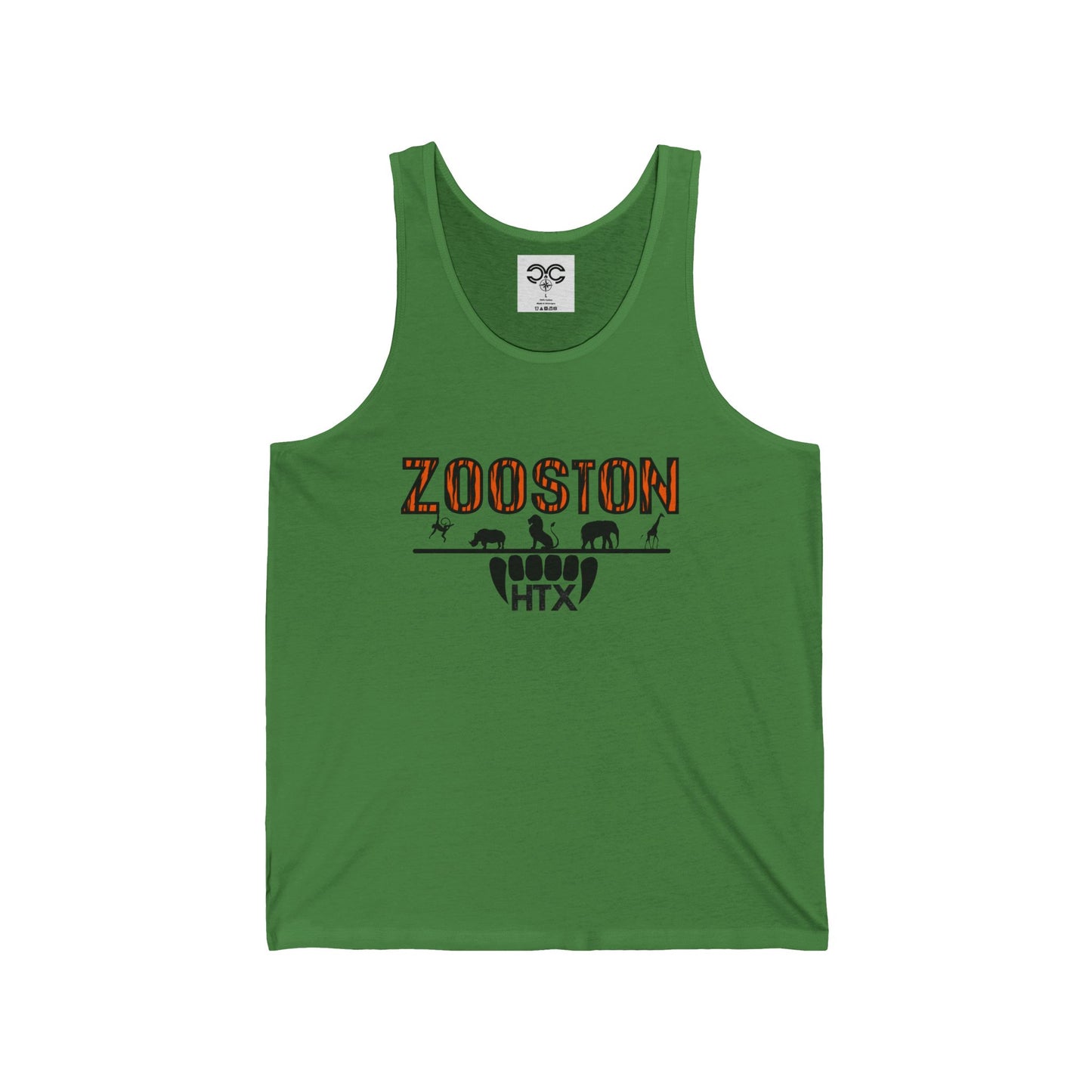 "Zooston Tiger Print" Unisex Jersey Tank Top | Summer Vibes, Casual Wear, Gift for Him/Her, Workout Apparel, Festivals, Beachwear