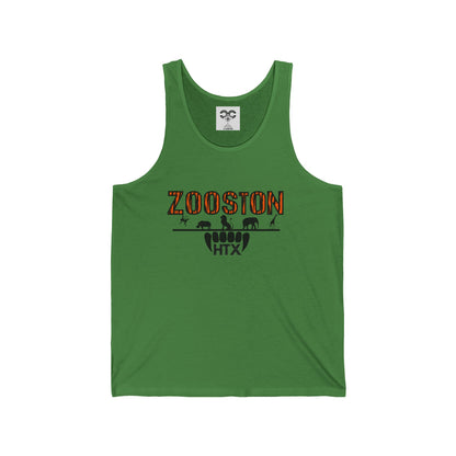"Zooston Tiger Print" Unisex Jersey Tank Top | Summer Vibes, Casual Wear, Gift for Him/Her, Workout Apparel, Festivals, Beachwear